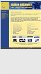 Mobile Screenshot of dobsonmachinery.com